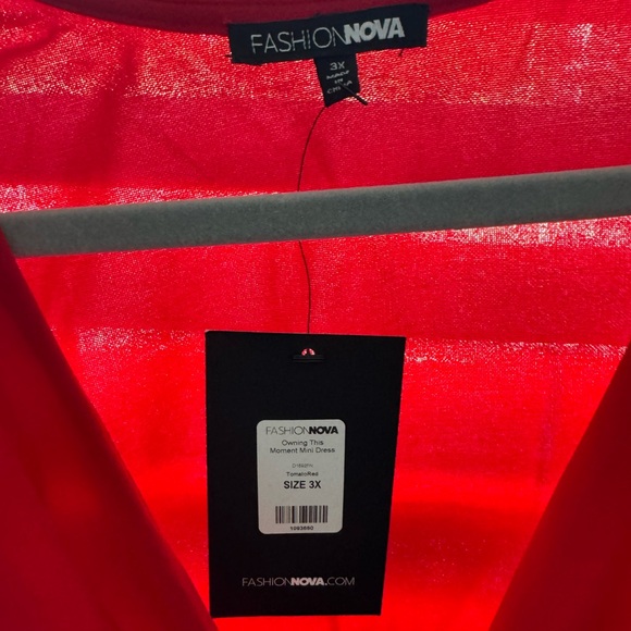Owning this Moment Red Mini dress fashion Nova - Picture 3 of 3